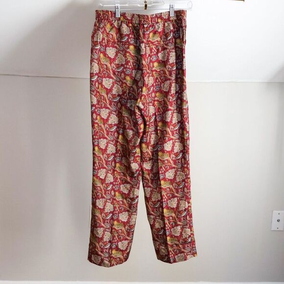J. Crew Pants - J.Crew Collection Pull-on Silk-Twill Pant in Jungle Cat Print sz 6